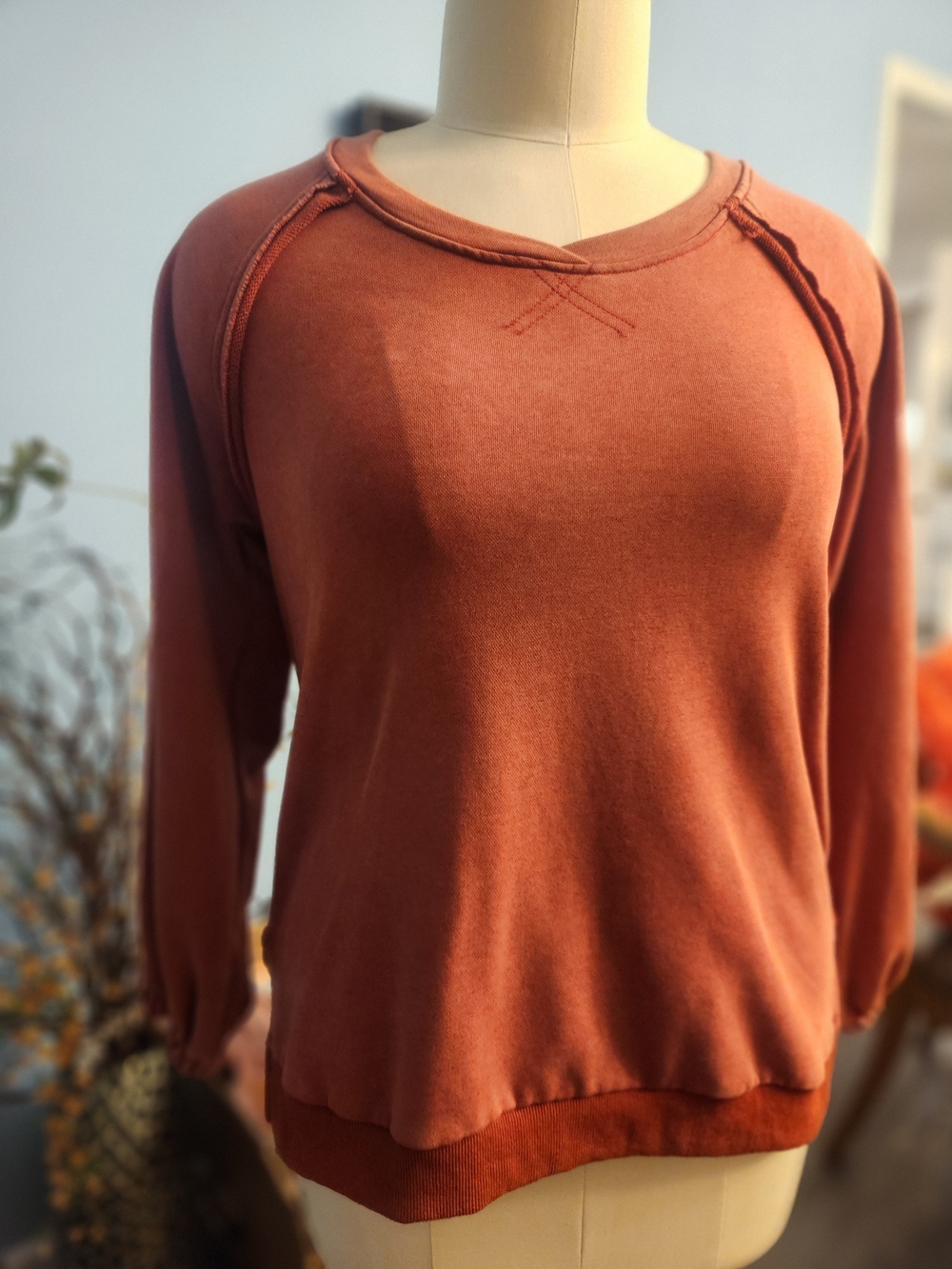 Women's Rust Crewneck Sweatshirt